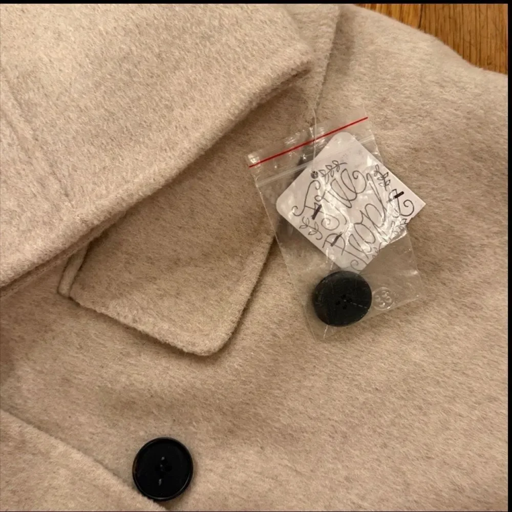 New Free People Adore You Wool Coat Size M